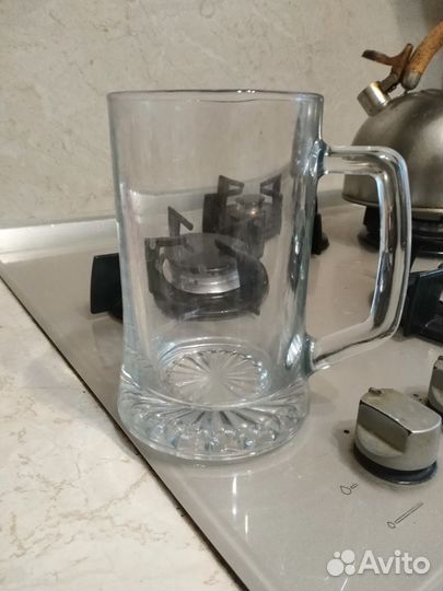 Кружки хрустальные пивные СССР