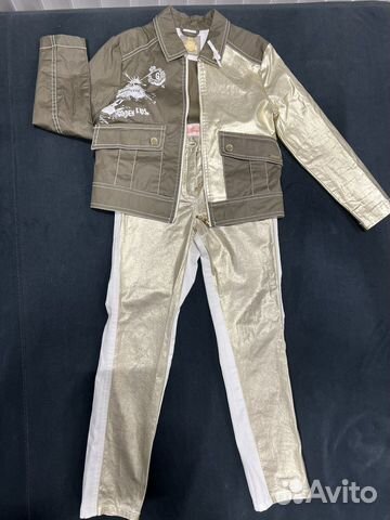 Костюм для девочки брюки+футболка+курточка