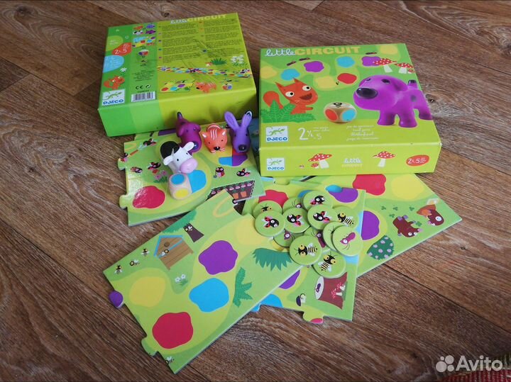 Настольная игра для детей от 2 до 5 лет
