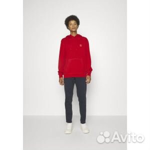 Худи boss, ярко-красный