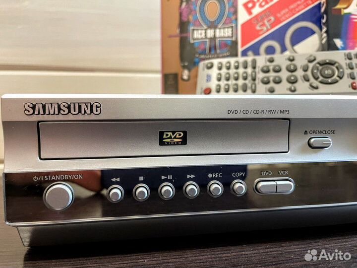 DVD VHS 6голов комплект состояние Samsung