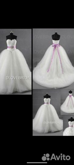 Свадебное платье 44 46 новое