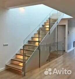 Каркасная лестница в дом