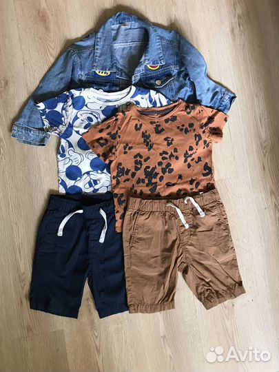Вещи пакетом на мальчика 104 110 H&M