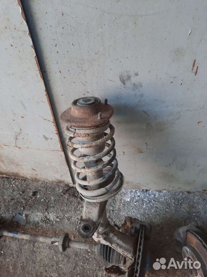 Стойка передняя lanos в сборе