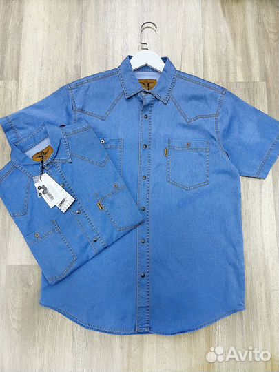 Мужская рубашка летняя на кнопках Montana