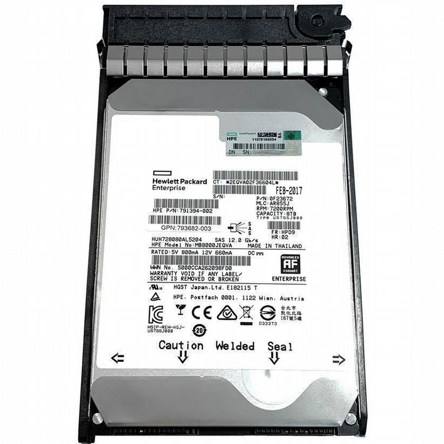 [793701-B21] Жесткий Диск Hp 8tb 793772-001 Sas 793701-B21