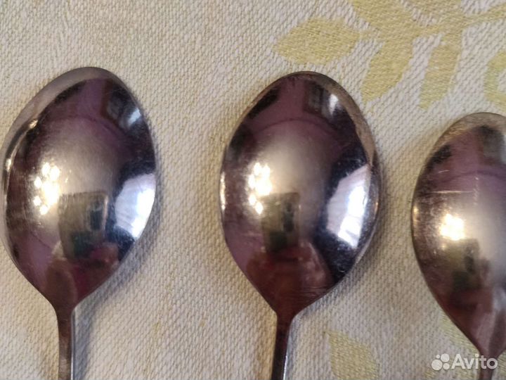 Чайные ложки из мельхиора СССР