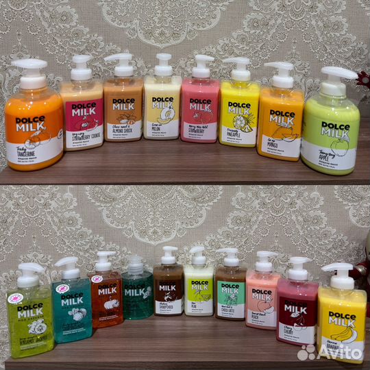 Мыло жидкое 300 мл dolce milk новое