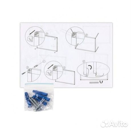Доска магнитно-маркерная (45х60 см), алюминиевая р