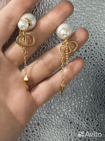 Серьги Dior оригинал