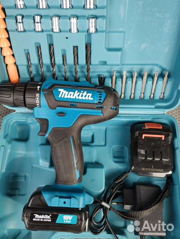 Аккумуляторная дрель шуруповерт Makita