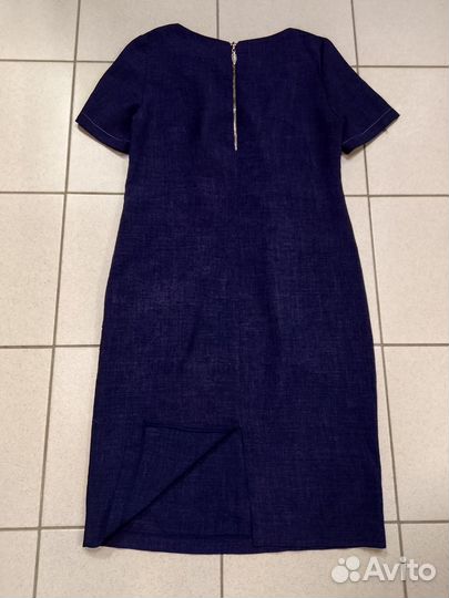 Платье синее, 48 размер