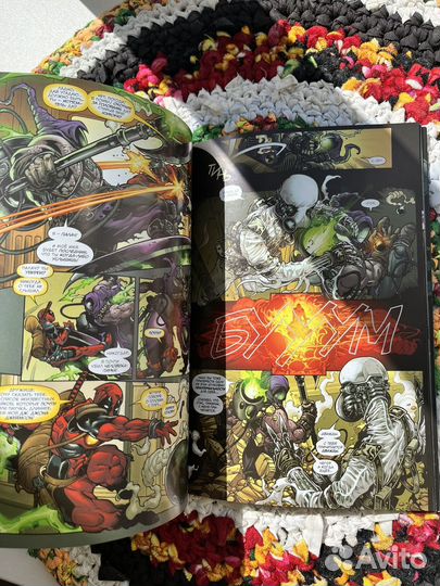 Комиксы marvel дэдпул громовержцы dc супермен