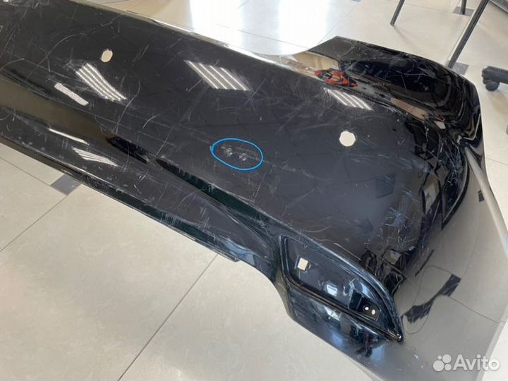 Задний бампер Toyota Camry V55 2015