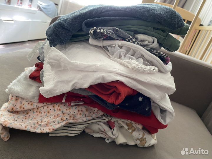 Вещи на девочку пакетом 74-80