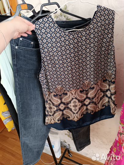 Огромный пакет (60 штук) вещей 44-46 размер