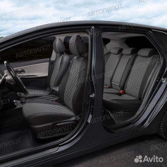 Авточехлы. Оригинальные чехлы Автопилот из экокожи