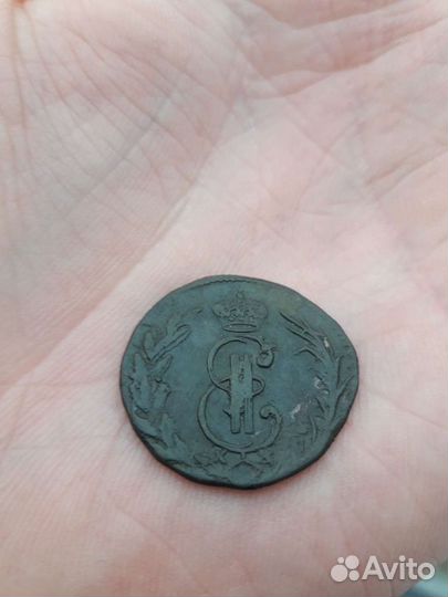 Деньга 1772 год. Сибирка