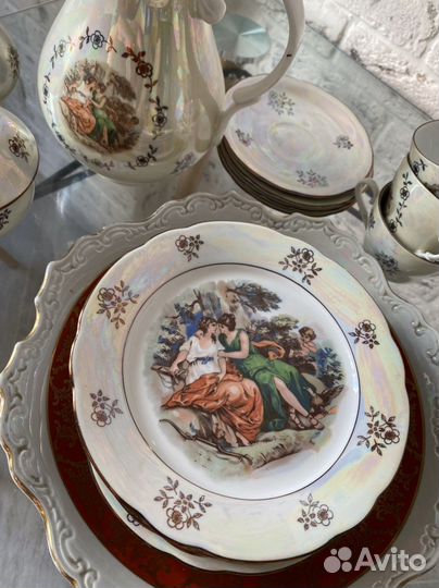 Столовый сервиз гдр kahla