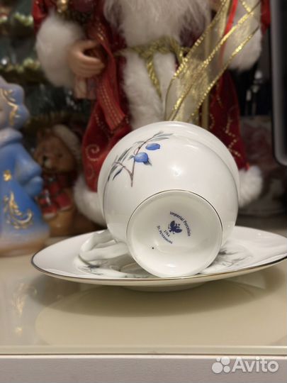 Костяной фарфор чайная пара ифз