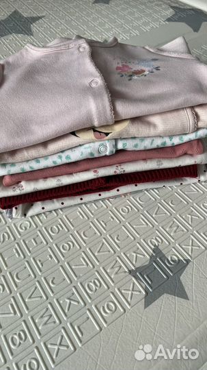 Одежда пакетом для девочки 0-3 мес