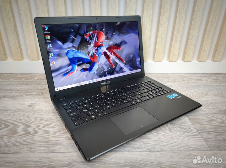 Мощный ноутбук Asus i3/4Gb/SSD 128Gb+500Gb HDD