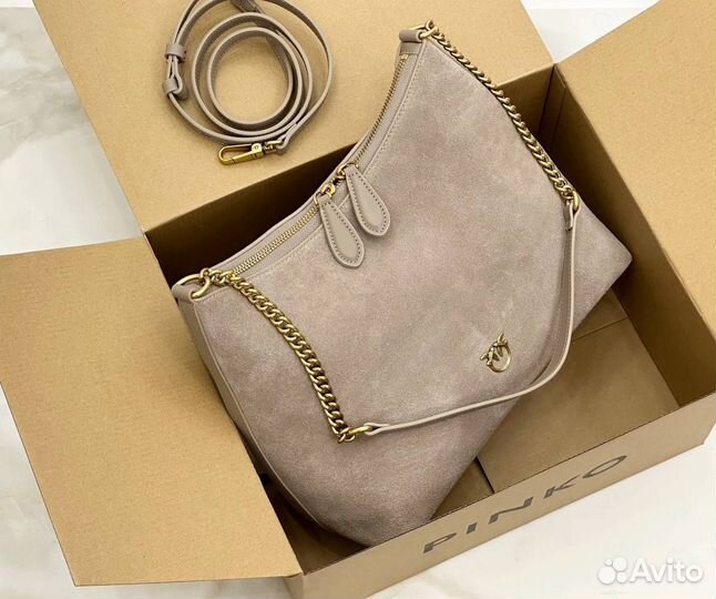 Сумка женская Pinko замшевая