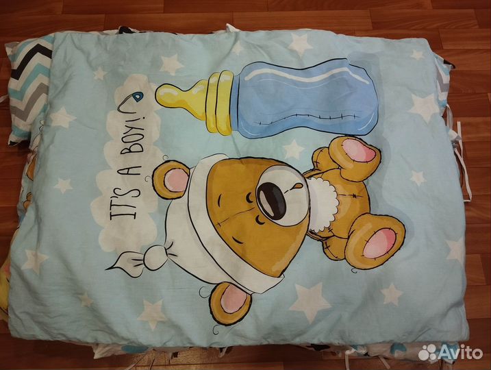 Бортики в детскую кроватку