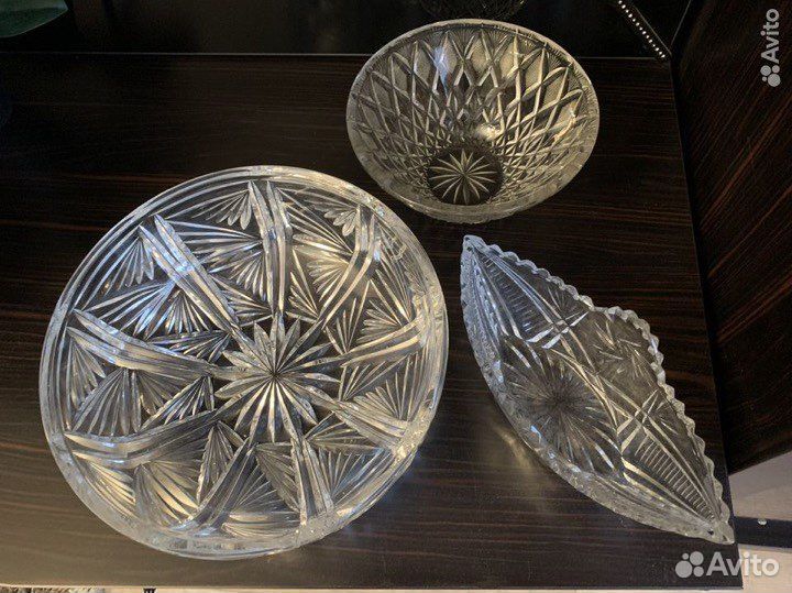 Салатники хрусталь СССР