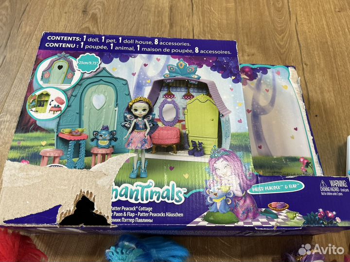 Игровой набор enchantimals Домик + куклы