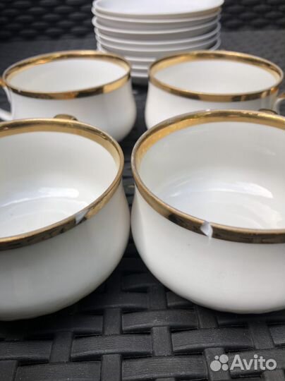 Чашки Дулёво фарфор тонкий