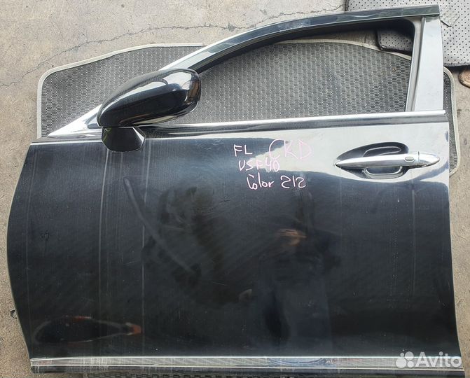 Дверь перед лево c Lexus LS460 USF40 1UR-FSE