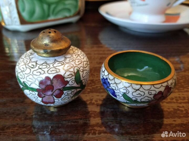 Фарфор лфз Германия Шкатулки Клуазоне