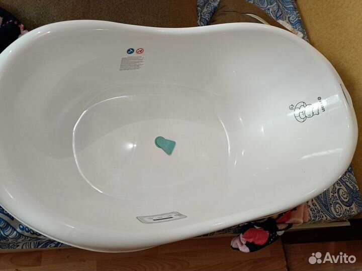 Ванночка для купания с термометром