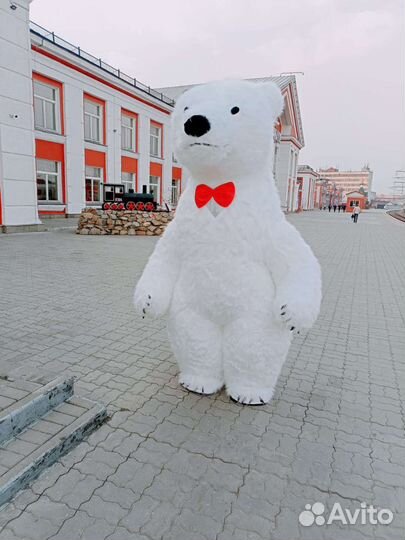 Белый мишка поздравление