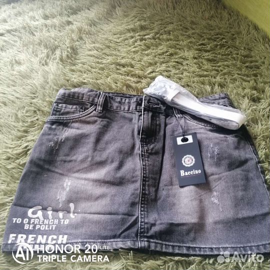 Джинсовая юбка
