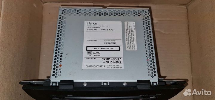 Магнитола на Suzuki sx4 штатная