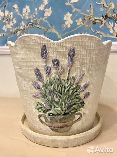 Горшок для цветов керамика