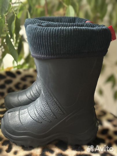 Детские резиновые сапоги lemigo 22