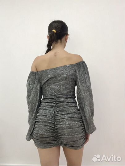 Блестящее вевернее платье на нг