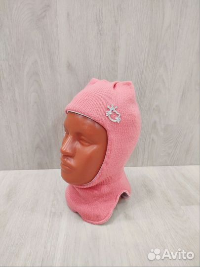 Шапка шлем зимняя для девочки
