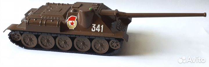 Модель военной техники СССР су-100 (М1:43)