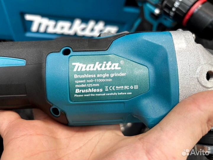 Набор 2в1 шуруповерт и болгарка Makita