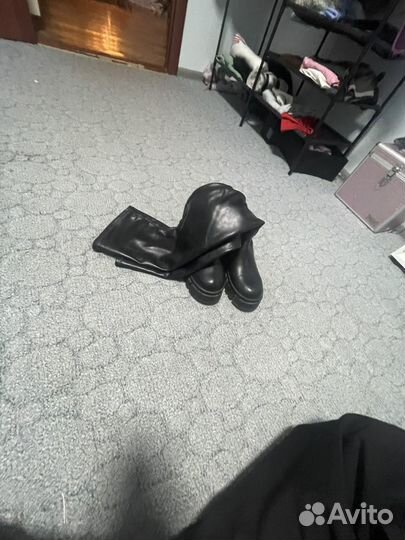 Сапоги зимние кожаные женские 39 размер