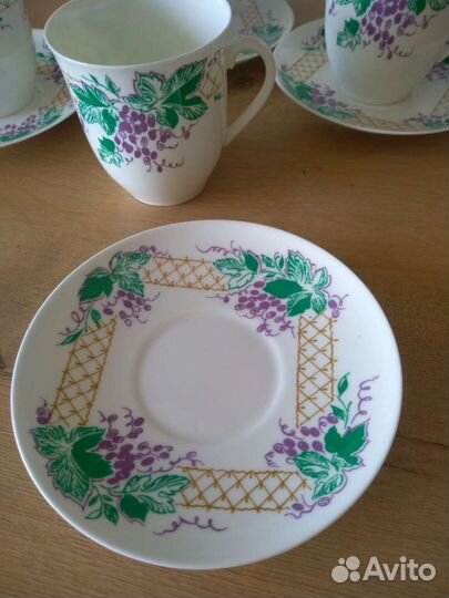 Кофейная пара лфз костяной фарфор