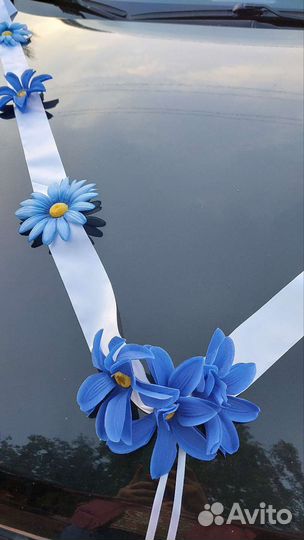 Свадебная Лента на капот машины