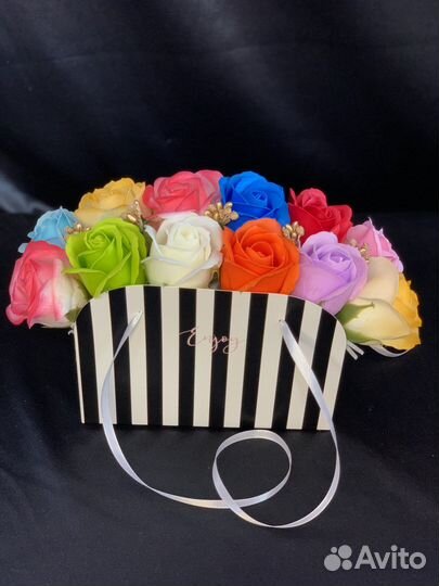 Букет цветов из мыла