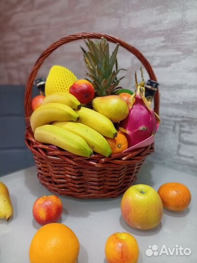 Фруктовая корзина,съедобные букеты