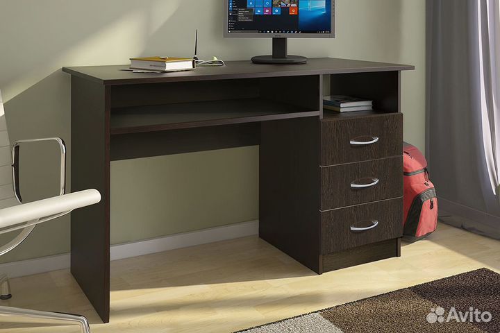 Стол с ящиками, стол компьютерный, стол письменный